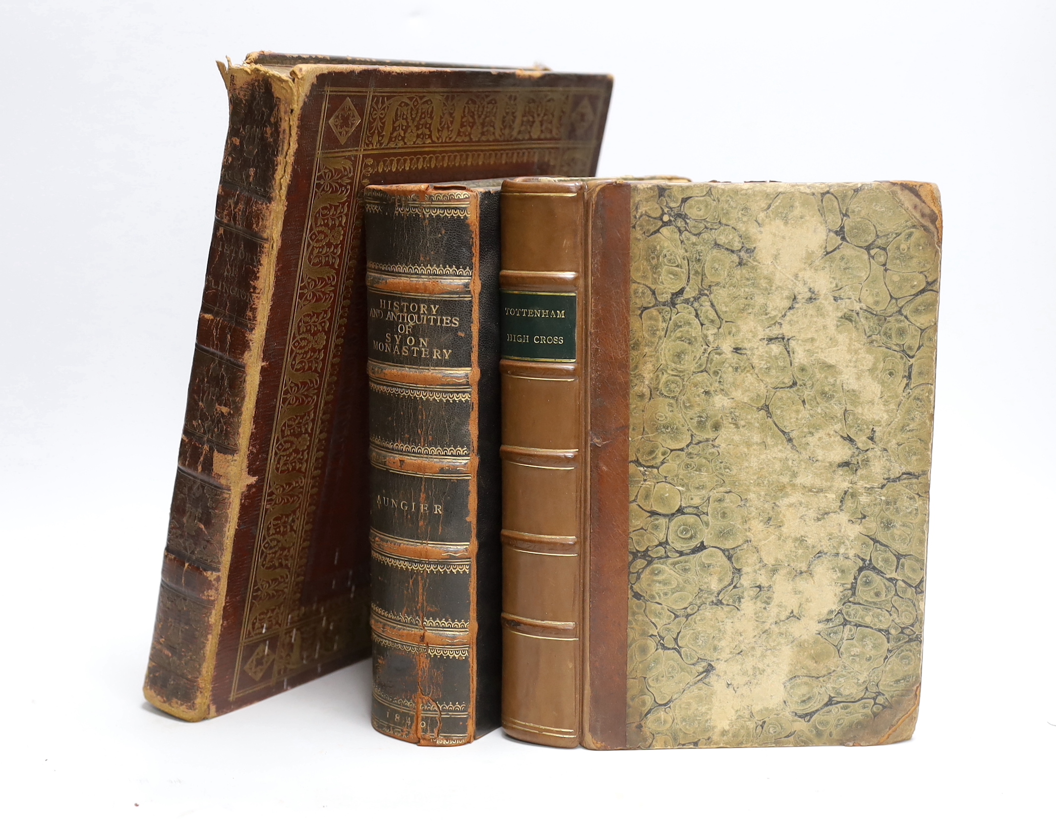 LONDON: Nelson, John. The History, Topography, and Antiquities of the Parish of St. Mary Islington, in the County of Middlesex, 12 engraved plates, 1 folding survey of roads and footpaths, 7pp. index to rear, near contem